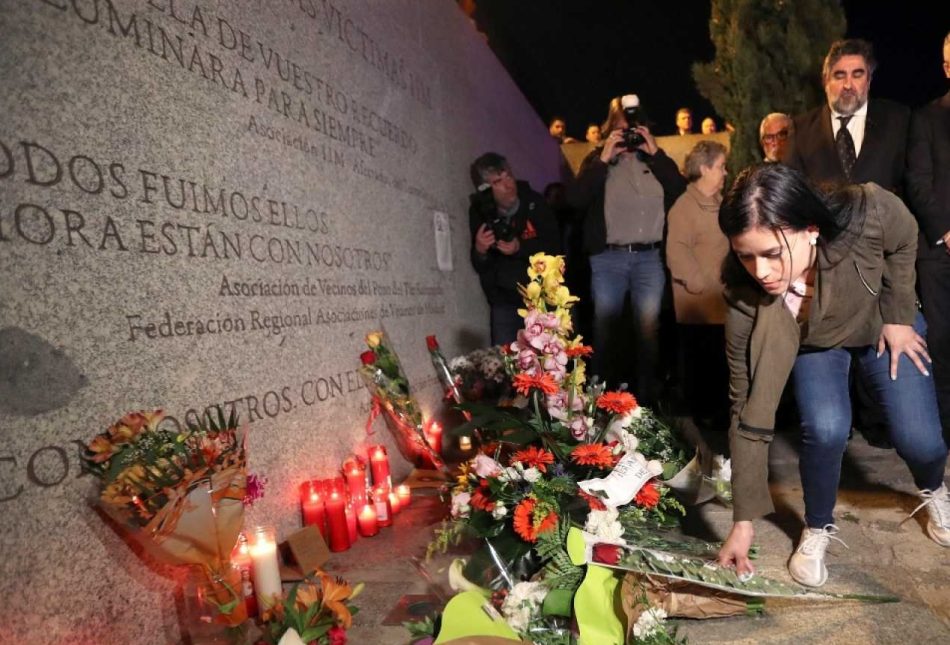 La «Asociación 11-M afectados del terrorismo», respecto a la utilización de las víctimas del terrorismo como argumento para oponerse al proyecto de Ley de Memoria Democrática