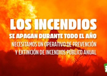 IU lleva a los ayuntamientos una moción con las demandas de profesionales y asociaciones para impulsar “un servicio de prevención y extinción de incendios público y operativo todo el año”