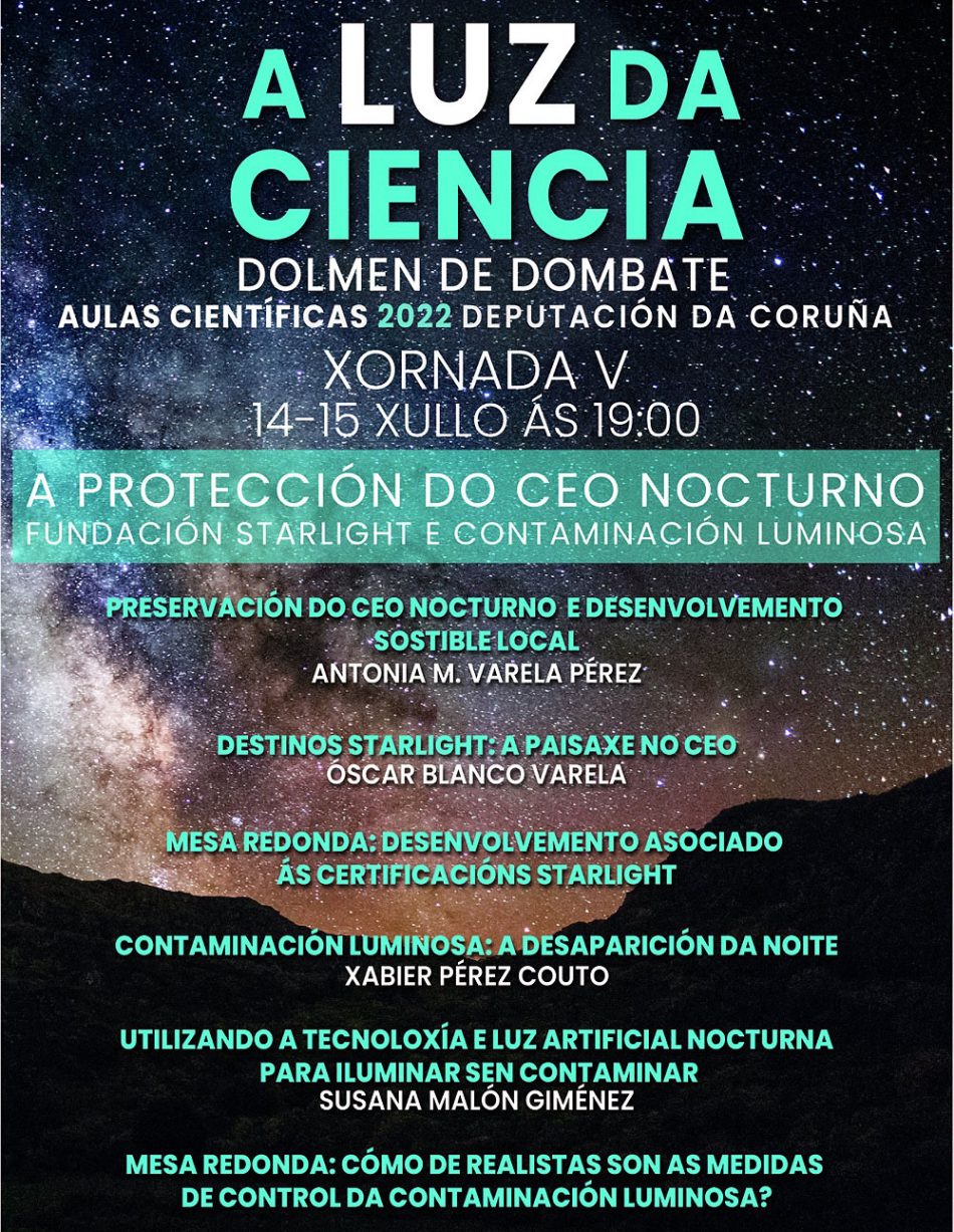 Dolmen de Dombate y Fundación Starlight: unas jornadas divulgativas sobre la protección del cielo nocturno obvian el devastador impacto negativo del aluvión de parques eólicos que amenazan la Costa da Morte