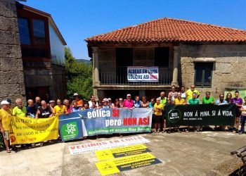 La ruta antiminas de la Ecomarcha en Galiza denuncia la degradación ambiental provocada por estas explotaciones