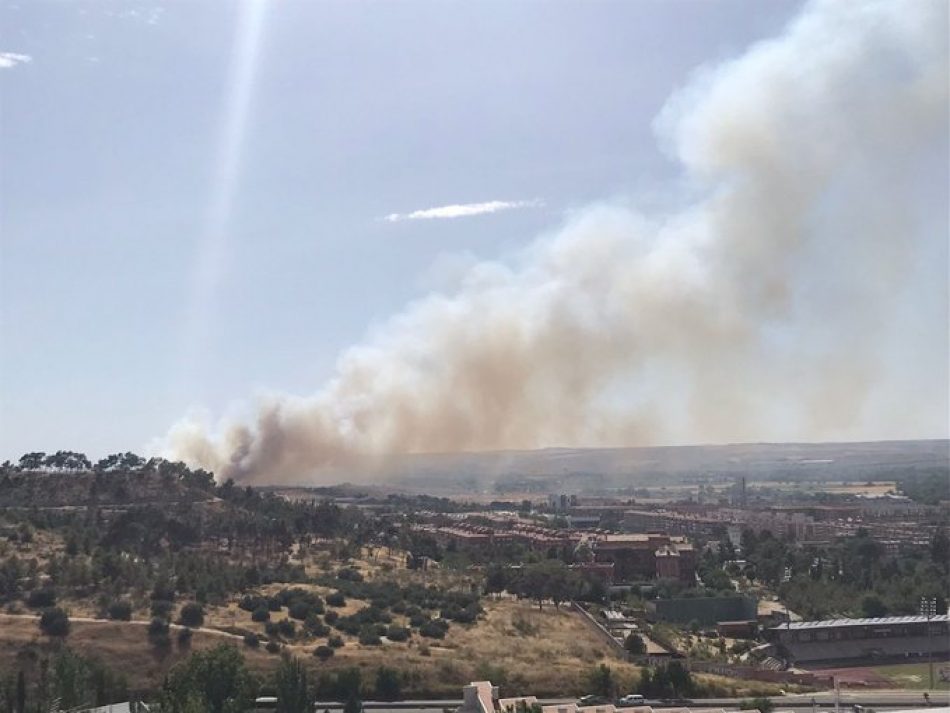 El incendio de Aranjuez ha afectado a la Reserva Natural El Regajal-Mar de Ontígola y espacio protegido Red Natura 2000