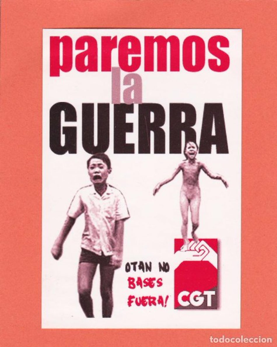 CGT se posiciona en contra del aumento del gasto militar aprobado por el Gobierno del Estado español