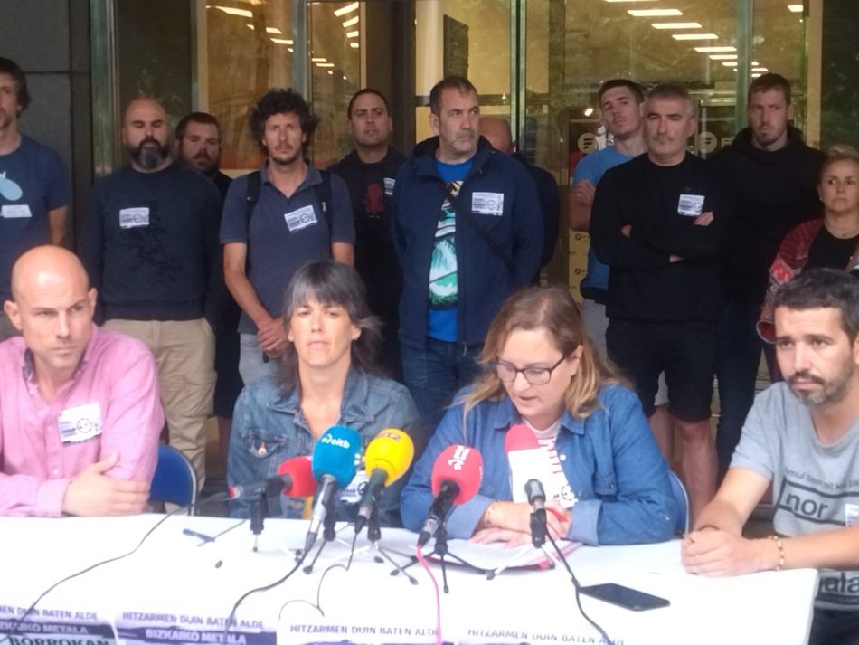 «Habrá más huelgas en el metal de Bizkaia si la patronal continúa bloqueando la negociación»