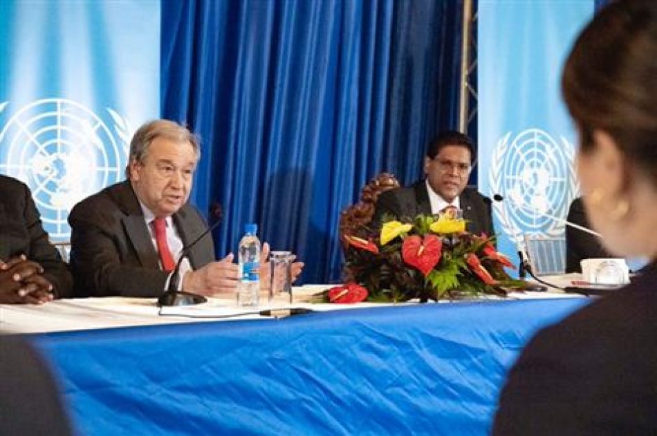 Titular de ONU pide a líderes caribeños impulsar acción climática