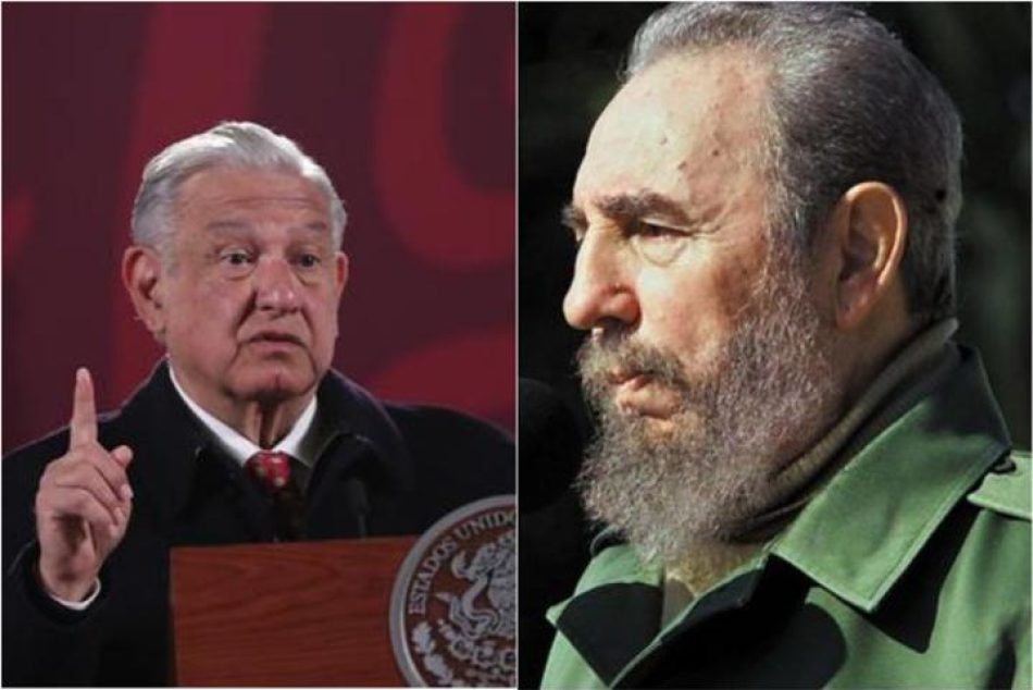 López Obrador: Fidel Castro entre los grandes, grandes
