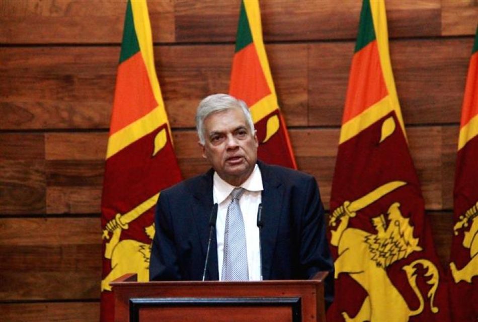Ranil Wickremesinghe juramentó como octavo presidente de Sri Lanka