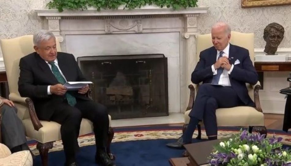 Se reúnen en la Casa Blanca Manuel López Obrador y Joe Biden