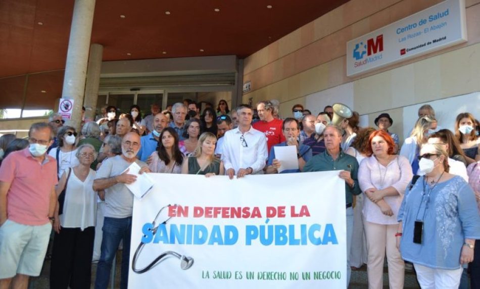 La moción de Unidas por Las Rozas para el pleno demanda la reapertura de las Urgencias SUAP del Centro de Salud del Abajón