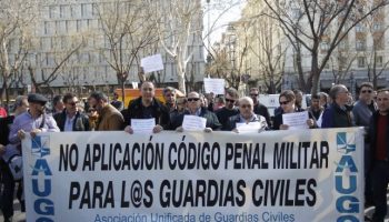 Unidas Podemos pide a Marlaska modificar el Código Penal Militar en su aplicación a la Guardia Civil
