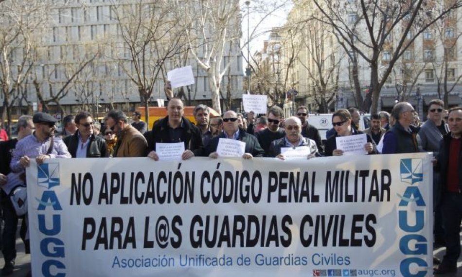 Unidas Podemos pide a Marlaska modificar el Código Penal Militar en su aplicación a la Guardia Civil