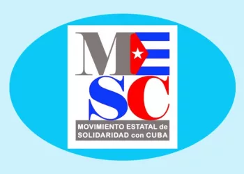 «Nueva victoria del pueblo cubano»: MESC respalda actos de apoyo a la Revolución frente a sedes diplomáticas cubanas en Madrid y Barcelona