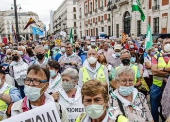 Organizaciones sociales en defensa de las pensiones públicas convocan movilización en Madrid el día 15 de Octubre