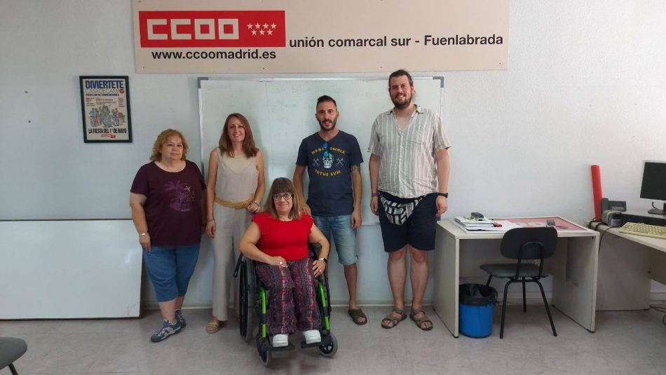 Verdes EQUO Fuenlabrada se reúne con los representantes de CC.OO. comarca sur