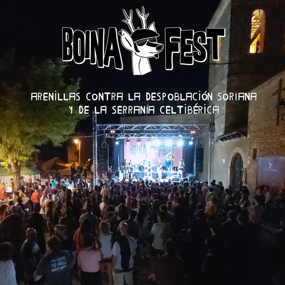 Boina Fest vuelve a batir récord y reúne a 1000 personas en Arenillas para reivindicar la lucha contra la despoblación