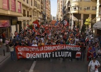 CGT no pagará las multas impuestas por la Policía Nacional el pasado 1º de Mayo en València