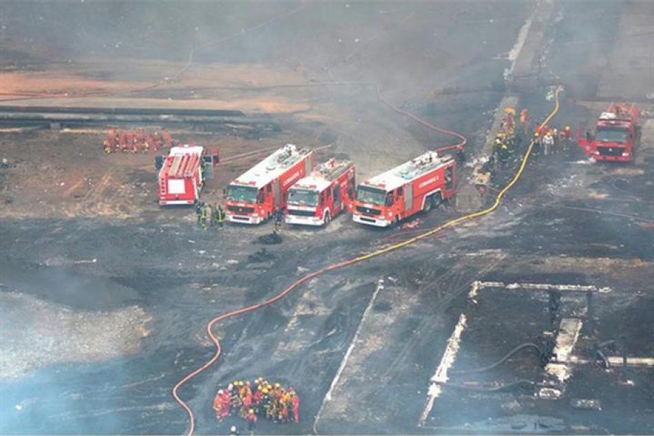 Peritos ubican restos de víctimas de incendio en Matanzas, Cuba