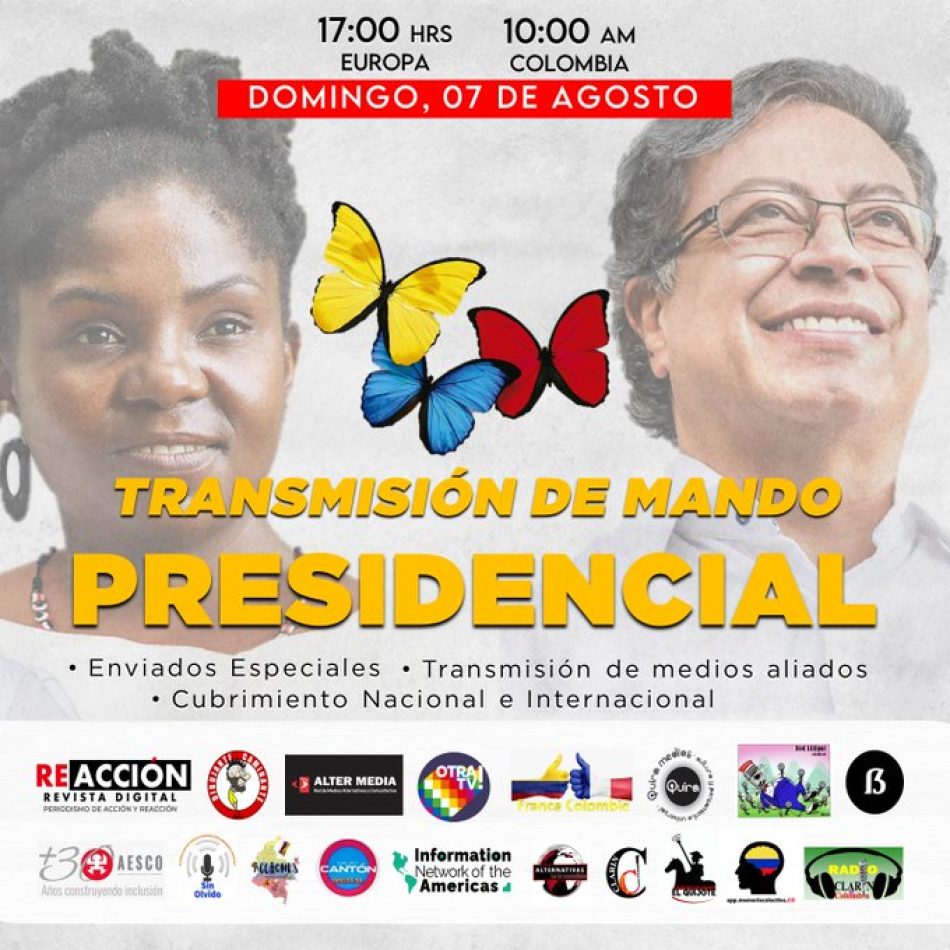 Izquierda Unida participa el domingo en la toma de posesión de Gustavo Petro como primer presidente de izquierda en Colombia