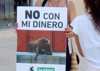 Éxito contra la tauromaquia frente al ayuntamiento de Alfafar (Valencia)