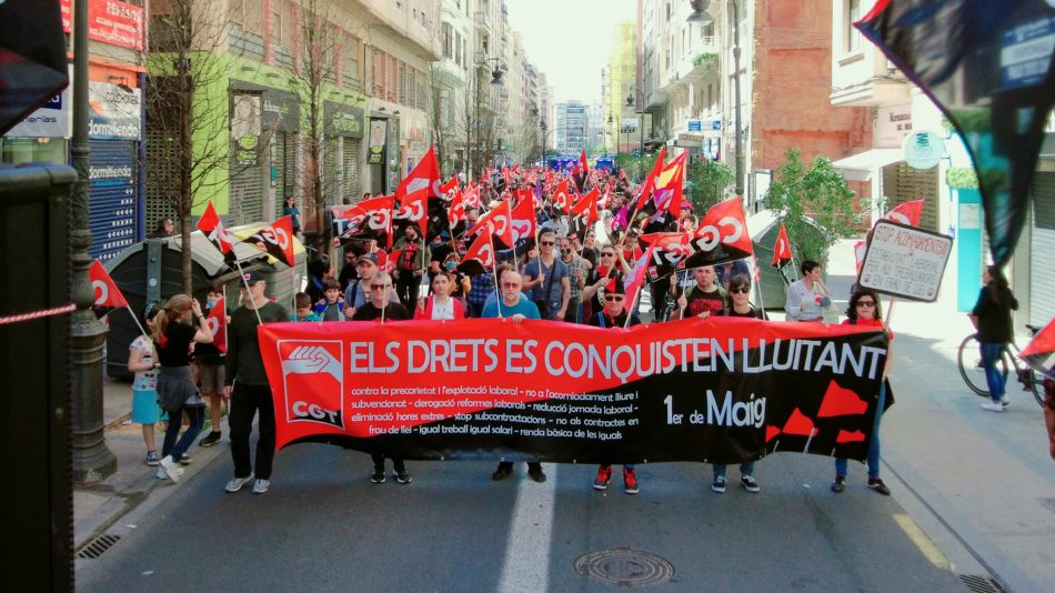 CGT València torna a patir la repressió de la «llei Mordassa»