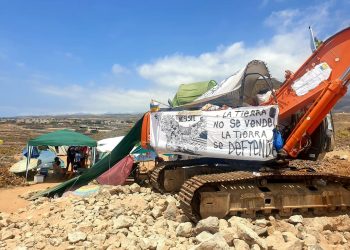 Ecologistas exigen la inmediata paralización de las obras de la Cuna del Alma en el Puertito de Adeje