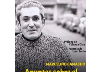 El hijo de Marcelino Camacho presenta en Conil el libro «Apuntes sobre el movimiento obrero» escrito en la cárcel por su padre