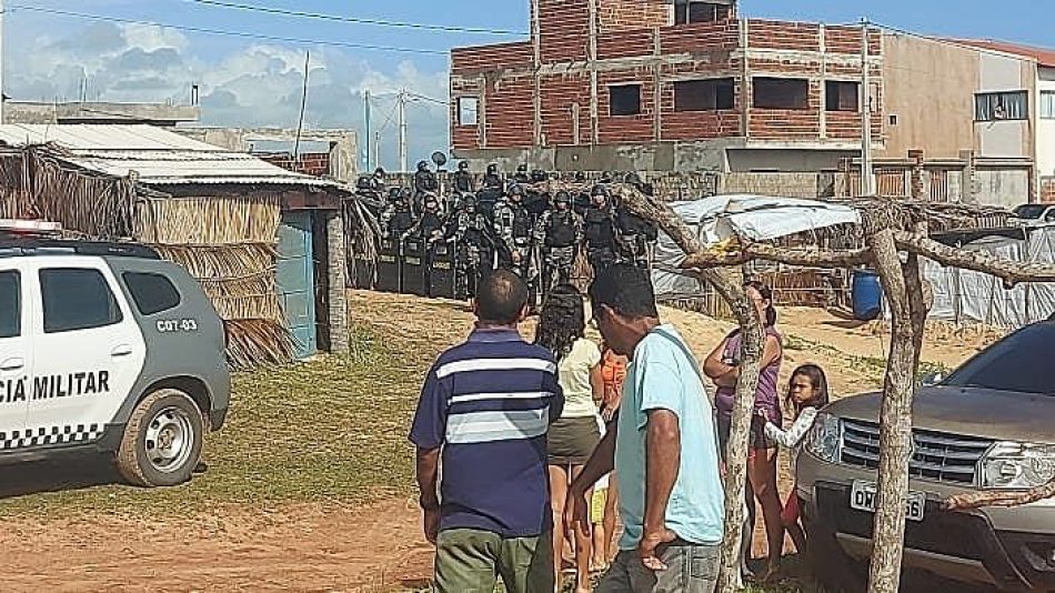 Policías antidisturbios desalojan a 340 familias de campamento del MST en Rio Grande do Norte