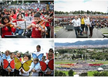 Orquesta de Colombia ofreció el Concierto más Grande del Mundo