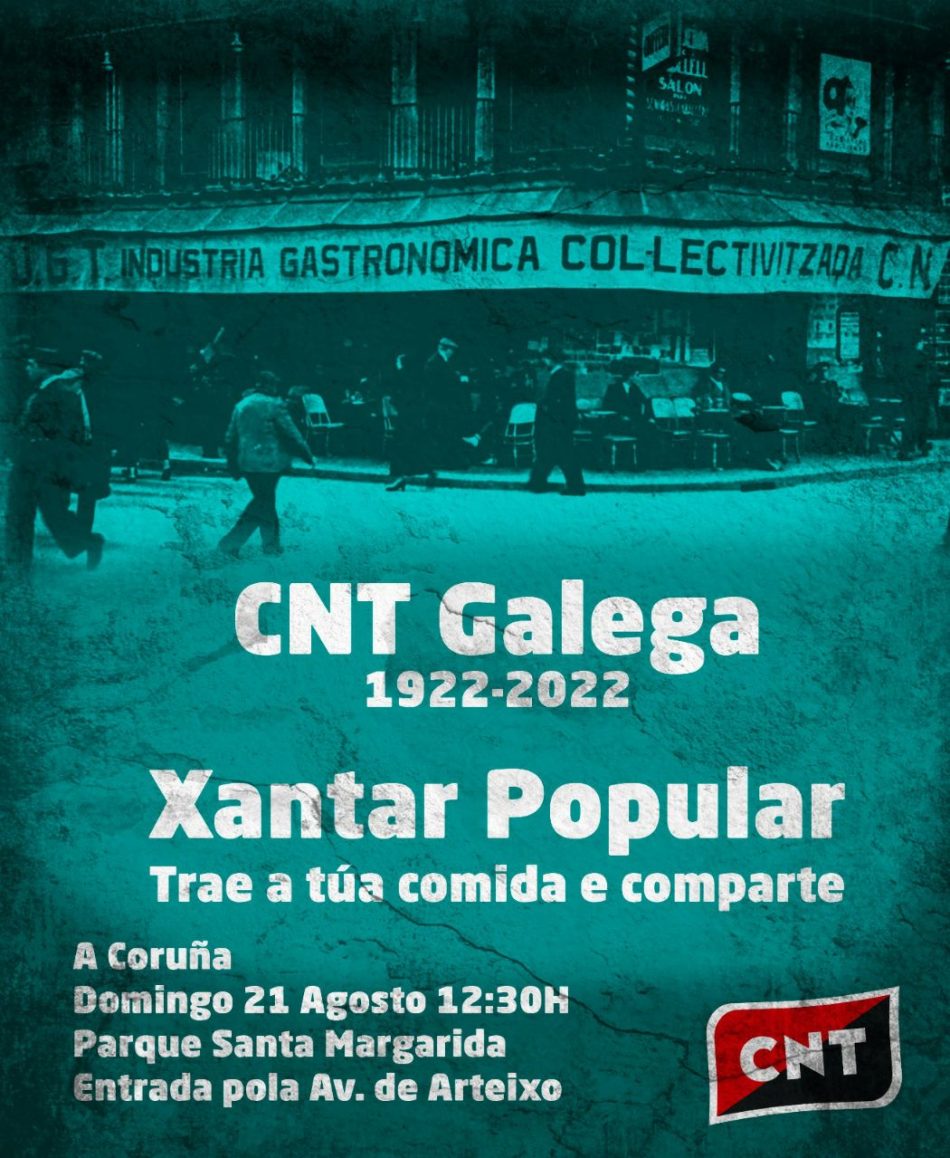 Xuntanza e xantar no aniversario da CNT Galiza