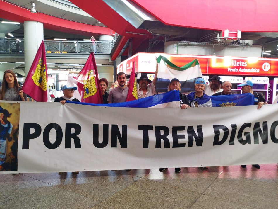 Movilizaciones por el tren que une la provincia de Toledo con Madrid y Extremadura