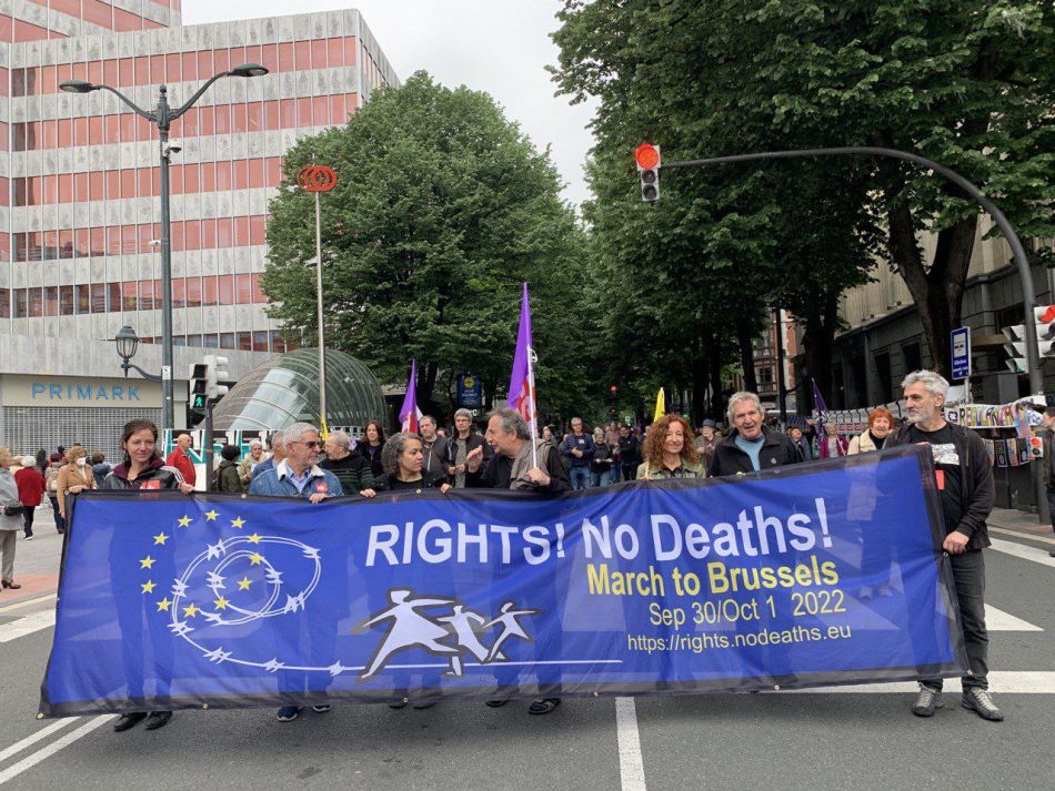 Marcha a Bruselas: «Derechos! No muertes!»