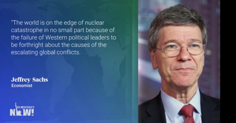 Jeffrey Sachs: La “peligrosa” política estadounidense y la “falsa narrativa de Occidente” agravan las tensiones con Rusia y China