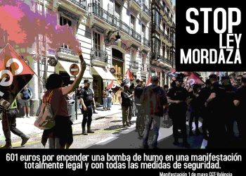 Assemblea Jubilades i Pensionistes CGT València recolza a les companyes de CGT que han sigut multades en aplicació de la llei Mordassa