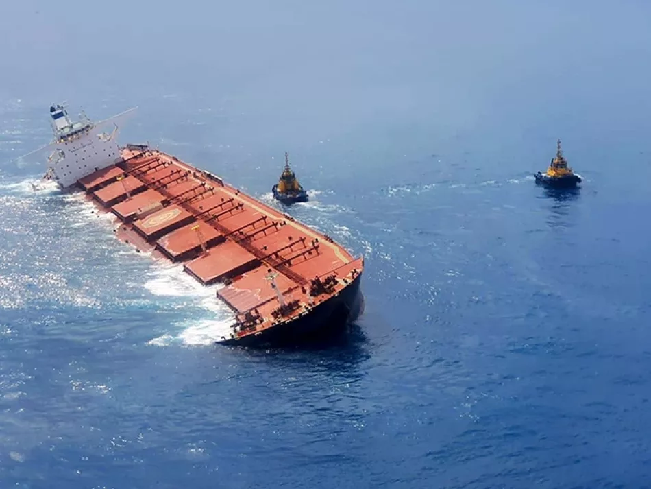 Bueno, diputado de IU por Cádiz, reclama a Exteriores el informe que dice haber pedido al Reino Unido por el accidente del buque granelero ‘en aguas que España considera de su soberanía’