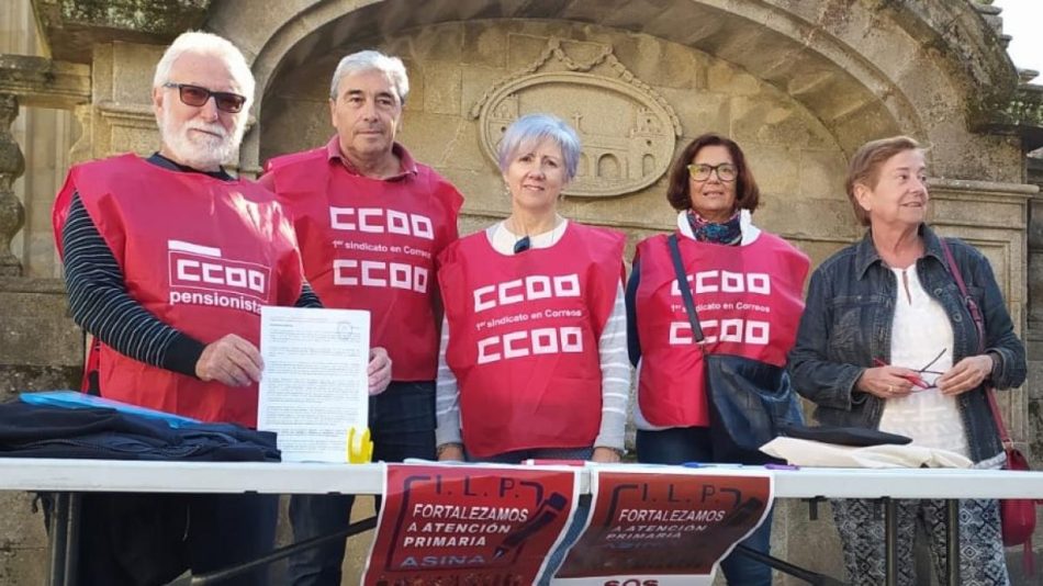 CCOO reuniu xa máis da metade das sinaturas comprometidas para a ILP en defensa da atención primaria