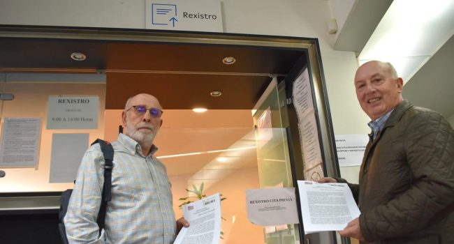 CCOO rexistra na Xunta as demandas para as persoas pensionistas e xubiladas