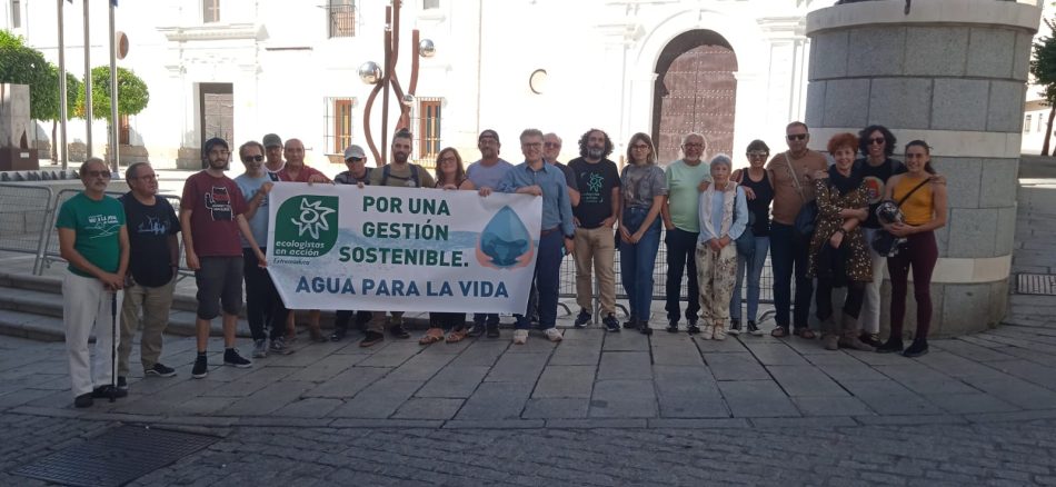 Continúa la defensa del agua en Extremadura: “Por una gestión sostenible, agua para la vida”