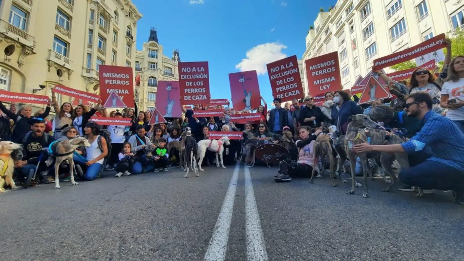 Animalistas protestan en el Congreso por enmienda a la Ley Protección Animales