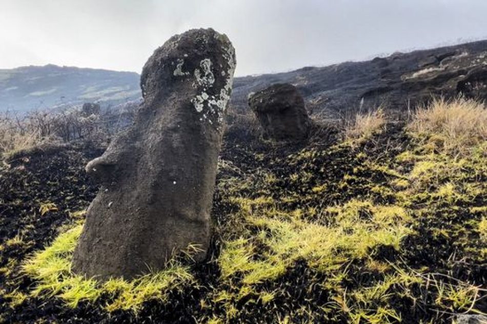 Consideran irreparable daño causado por un incendio al patrimonio de la Isla de Pascua