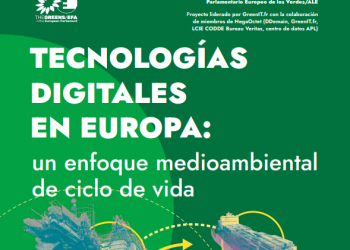 Las tecnologías digitales usadas en la UE suponen el 40% de las emisiones de GEI de que dispone Europa para mantener el compromiso de estar por debajo de los 1’5°C