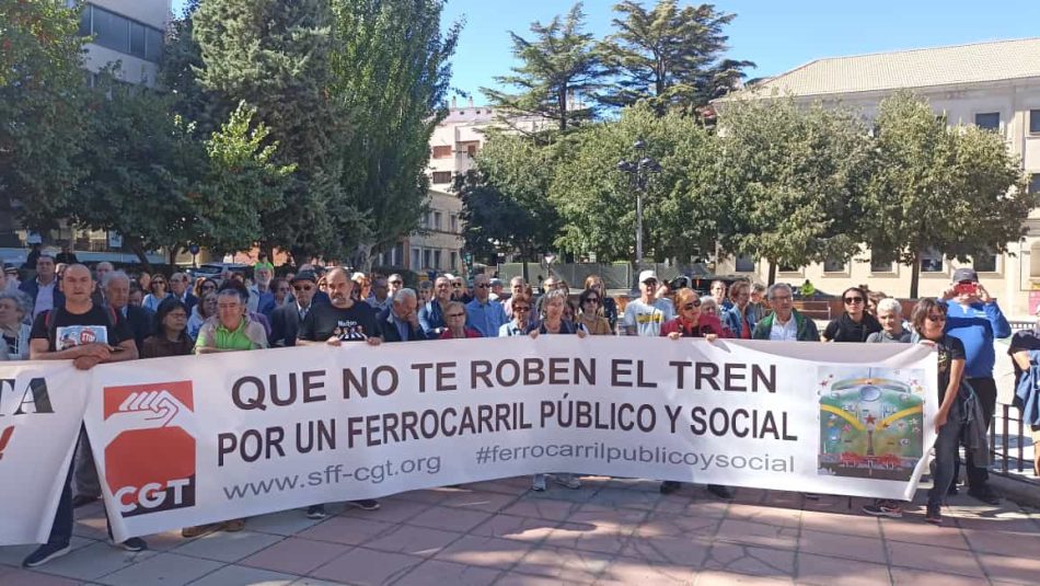 El movimiento en defensa del ferrocarril se reorganiza y moviliza en Cuenca