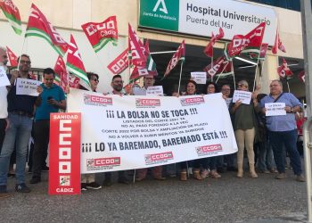 CCOO califica de éxito las protestas contra la bolsa de empleo Servicio Andaluz de Salud