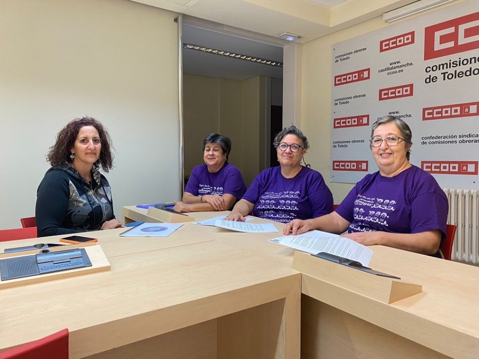 Las seis sedes de CCOO en la provincia de Toledo serán ‘Punto Violeta’