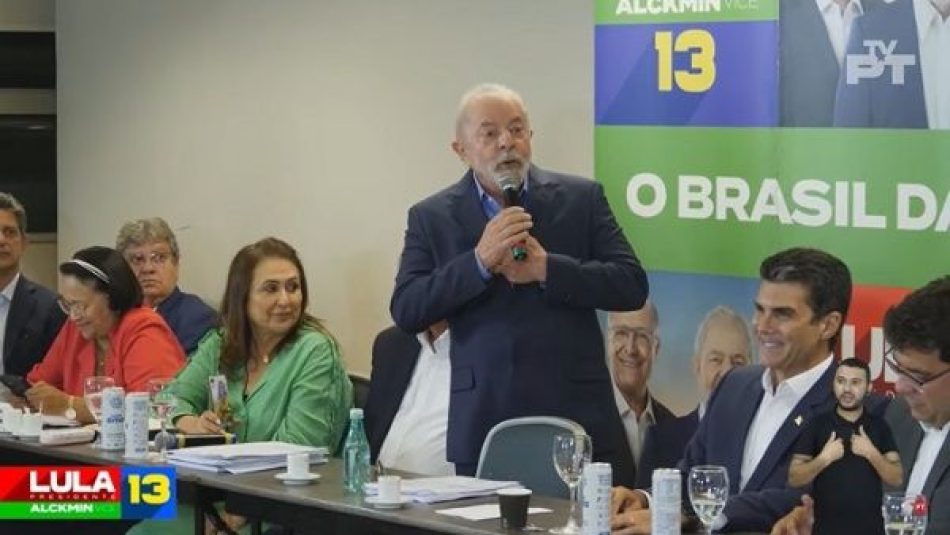 Lula da Silva encabeza sondeo para segunda vuelta electoral en Brasil