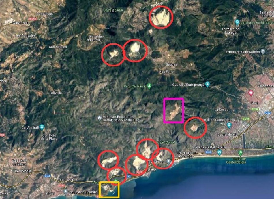 Rebutgen categòricament el nou ‘pelotazo’ urbanístic de FCC a Vallcarca (Sitges), en ple Parc Natural
