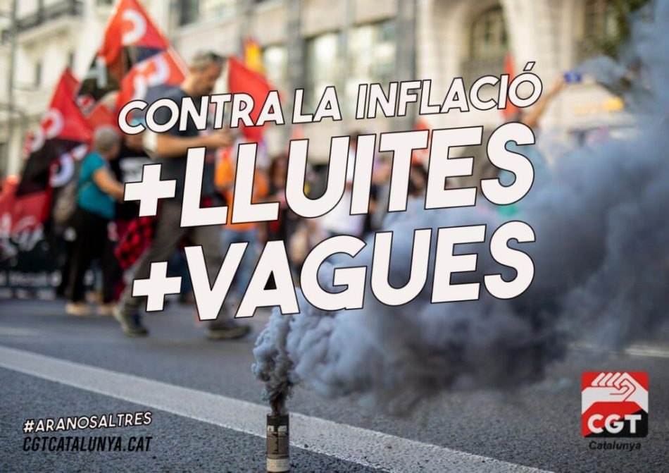 Crida a l’increment de les lluites i vagues contra la inflació