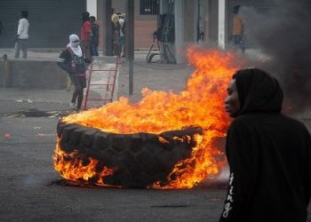 Protestas en Haití dejan un muerto y continuaran toda la semana