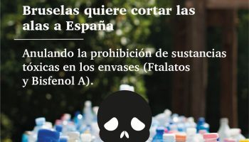 Ecologistas en Acción: «Bruselas quiere cortar las alas a España en su lucha contra los plásticos de un solo uso»