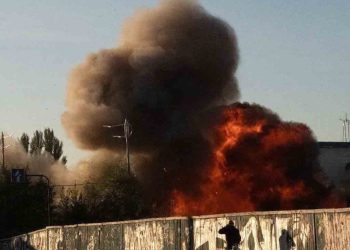 Informan de explosiones en la capital de Ucrania