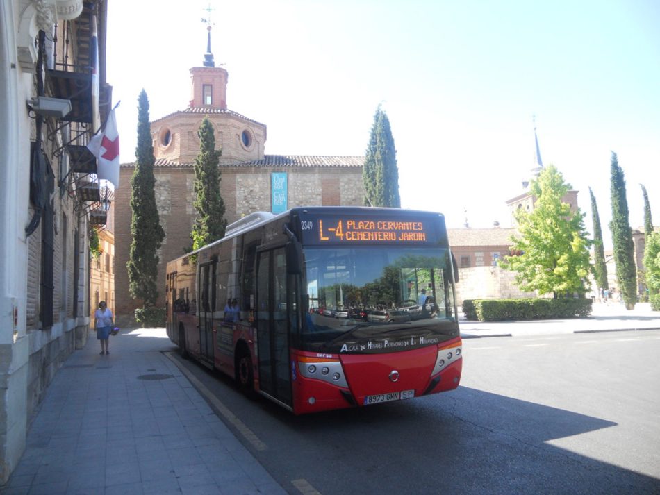 Izquierda Unida Alcalá de Henares propone que los autobuses urbanos sean gratuitos