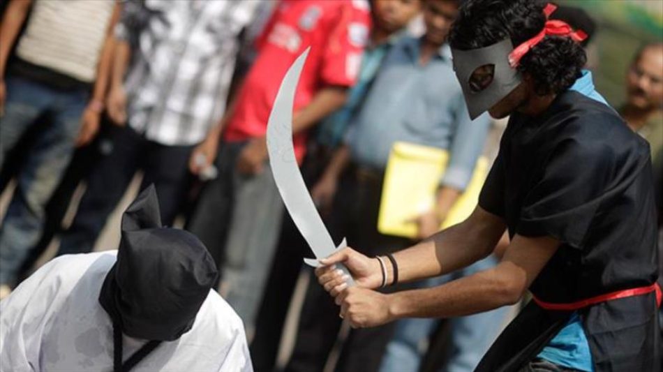 Riad ejecutará a adolescente por preparar comida para un opositor